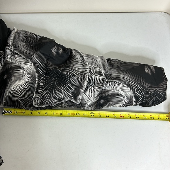 ASOS Collusion Puffer Jacket In Multi Print Mens Black And White Size L - Picture 8 of 11